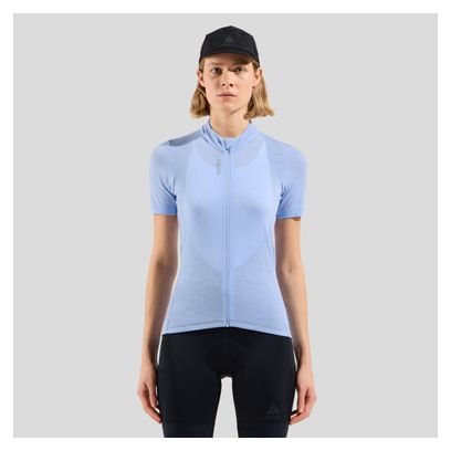 Odlo Zeroweight Performance Wool 125 Maglia a maniche corte da donna Blu