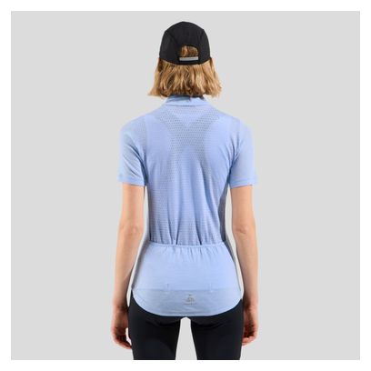 Odlo Zeroweight Performance Wool 125 Maglia a maniche corte da donna Blu