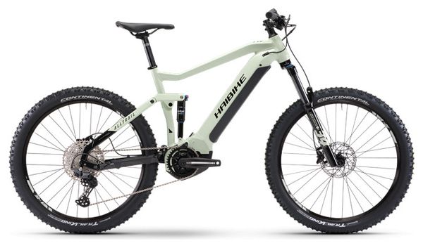 Haibike Full Suspended Electric MTB 4 27.5 Shimano Deore 11V 630 Wh Green HoneyDew 2023 Alltricks