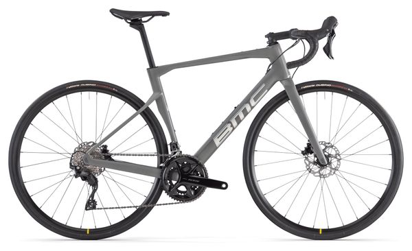 BMC Roadmachine Five Bicicletta da strada Shimano 105 12S 700 mm Grigio ferro 2024