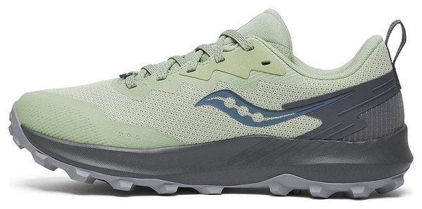 Scarpe da trail Saucony Peregrine 14 GTX da donna Verde/Grigio