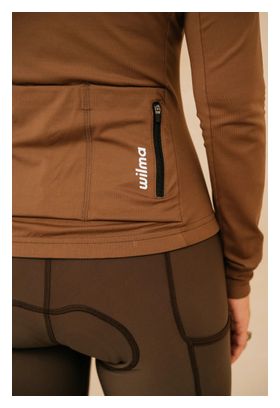 Women's Wilma Billie Brown long sleeve jersey