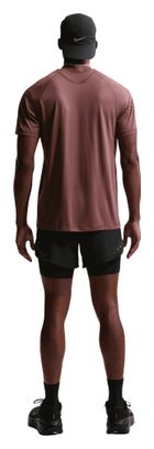 Nike Stride 5in 2-in-1 korte broek voor heren, zwart