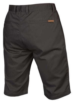 Pantalones cortos de MTB Endura Hummvee Chino con forro gris oscuro