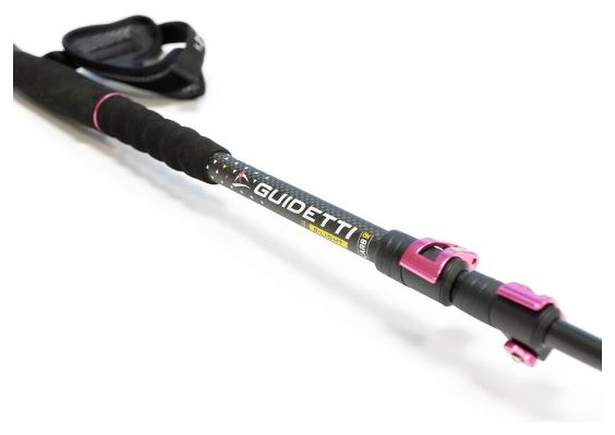 Bâton Grande Randonnée Télescopique - B-LIGHT CARBON ALU MK2 - RUBIS