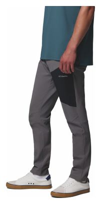 Pantalon Columbia PFG Omni Tech Homme Gris XXL - Pantalon De Pêche Bavoir Convertible