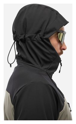 Millet Seneca Shield Hoodie Softshelljacke Beige/Schwarz Mann
