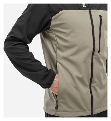 Millet Seneca Shield Hoodie Softshelljacke Beige/Schwarz Mann