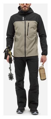Millet Seneca Shield Hoodie Softshelljacke Beige/Schwarz Mann