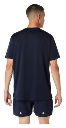 Asics Fujitrail Trail-T-shirt met logo, blauw, heren