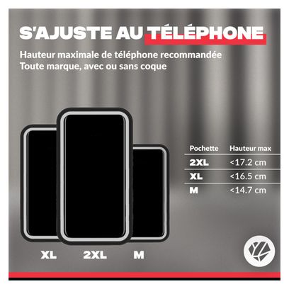 Shapeheart - Support téléphone pour vélo (Téléphone 2XL)