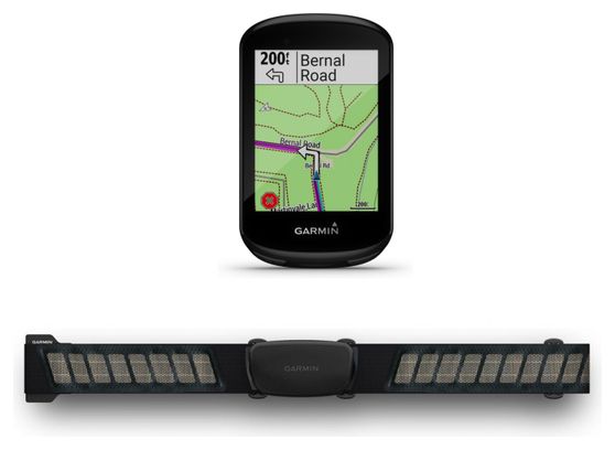 Pack - ciclocomputador GPS Garmin Edge 830 + cinturón de frecuencia cardíaca Garmin HRM-Dual
