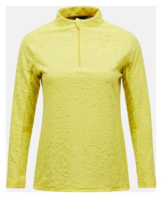 Maglione Peak Performance Discover giallo da donna