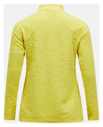 Maglione Peak Performance Discover giallo da donna