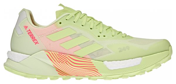 Zapatillas Adidas Terrex Agravic Ultra Trail amarillo rojo mujer