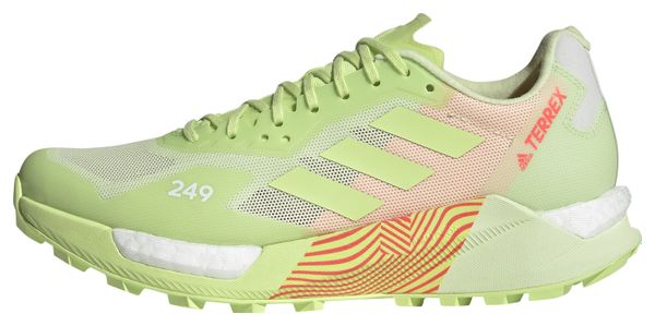 Chaussures de Trail Running adidas Terrex Agravic Ultra Jaune Rouge Femme