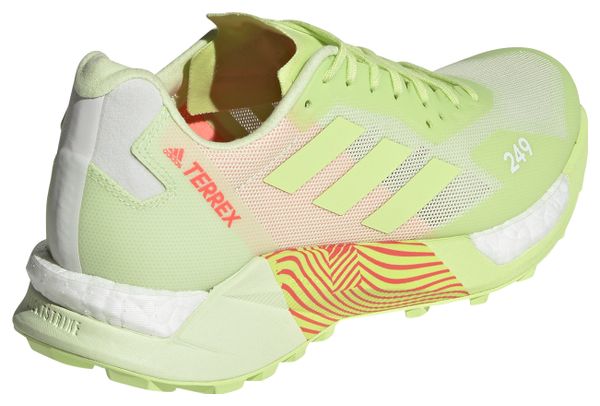 Chaussures de Trail Running adidas Terrex Agravic Ultra Jaune Rouge Femme