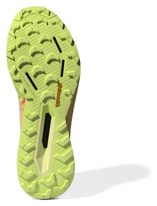 Chaussures de Trail Running adidas Terrex Agravic Ultra Jaune Rouge Femme