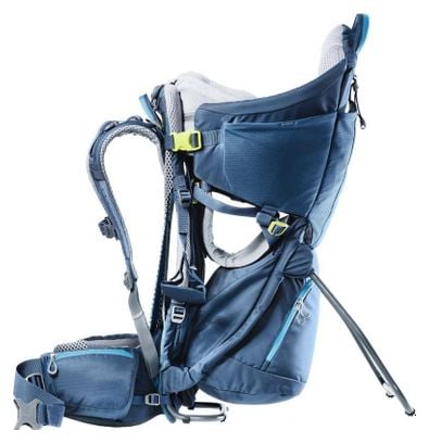 Porte-bébé Deuter Kid Comfort bleu + pare-soleil