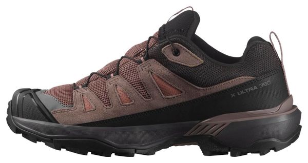 Salomon X Ultra 360 Leather GTX Hiking Shoes, Brown, Women's