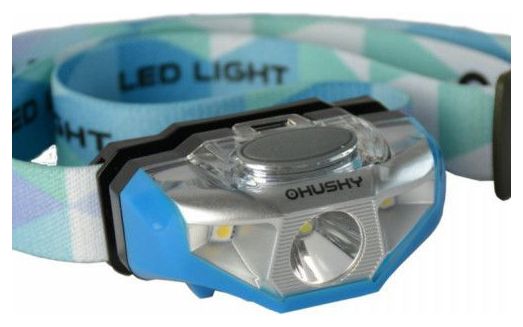 Lampe frontale d'extérieur Husky sur pile AA Selma 140 lumens-Bleu