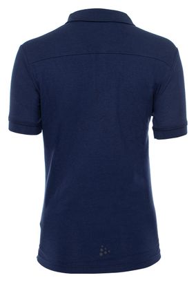 Polo Short Sleeve Craft FFS 2022 Blau Damen