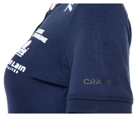 Polo Short Sleeve Craft FFS 2022 Blau Damen