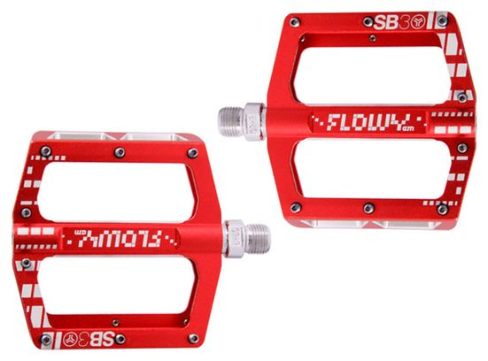 SB3 Flowy AM Flat Pedals Red