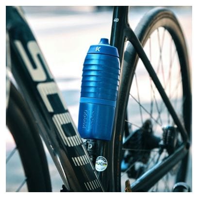 Fidlock Twist x Keego 600 ml Blue Bottle with Black Stand