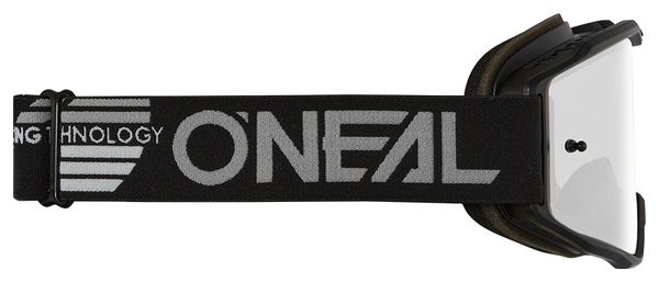 O'Neal B-10 Solid Black Goggle Silver Mirror Lens