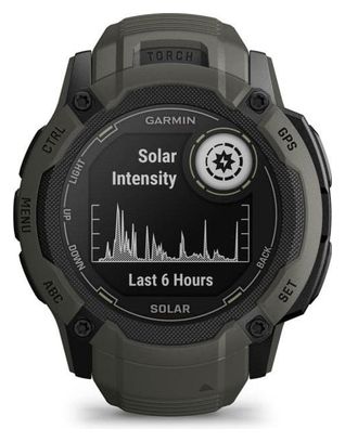 GARMIN Instinct 2X Solar - Montre de sport connectée - Vert