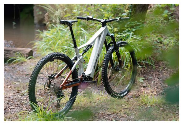 BH iLynx+ NX Enduro 9.0 Full-Suspension Electric Mountain Bike, 12V, 800Wh, Bosch 120 Nm, 29-inch, Gray/Bronze