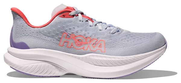 Hoka Mach 6 Dames Hardloopschoenen Blauw/Roze