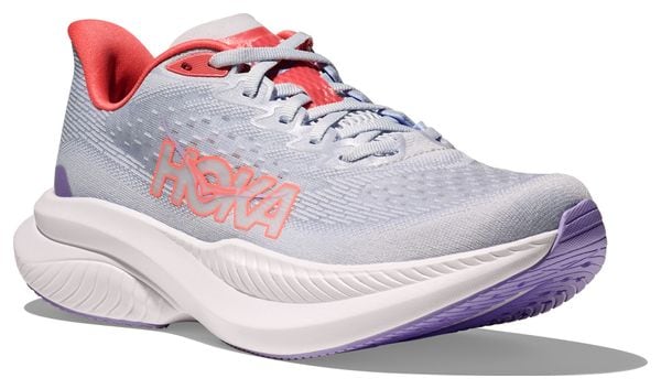 Hoka Mach 6 Dames Hardloopschoenen Blauw/Roze