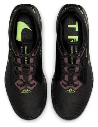 Nike Pegasus Trail 5 GTX Laufschuhe Schwarz/Grün Herren