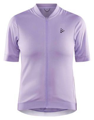 Maillot ciclismo mujer Craft Core Essence Regular Fit Lavender manga corta
