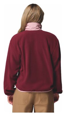 Columbia Women's 1/2 Zip Sequoia Grove Wit/Rood Fleece