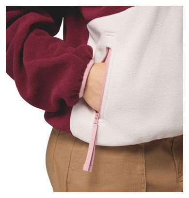 Columbia Women's 1/2 Zip Sequoia Grove Wit/Rood Fleece