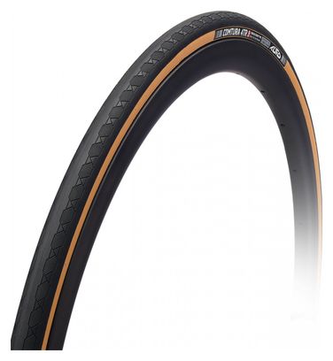 Tufo Comtura 4 TR 700 mm Road Tire Tubeless Ready Foldable Vectran Protective Rubber Ply SPC Silica Beige