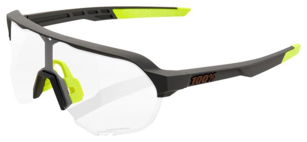 100% S2 Soft Grey Goggles - Photochromic