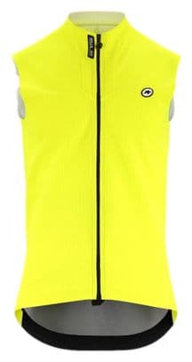 Assos Mille GTS Spring Fall C2 Yellow Fluo Sleeveless Jacket