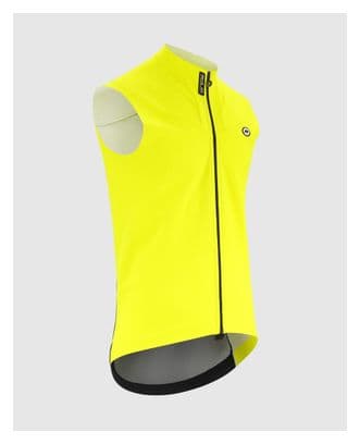 Assos Mille GTS Spring Fall C2 Yellow Fluo Sleeveless Jacket