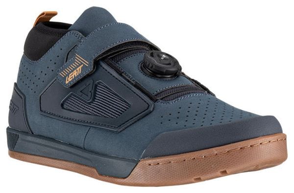 Chaussures Leatt 3.0 Flat Pro Suede Bleu