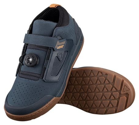 Chaussures Leatt 3.0 Flat Pro Suede Bleu