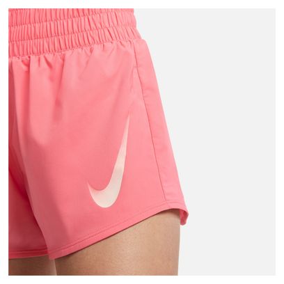 Pantaloncini 2 in 1 Nike Dri-Fit One 3in Pink Donna