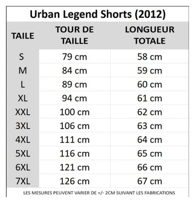 Short Urban Legend Noir - Brandit (XL)