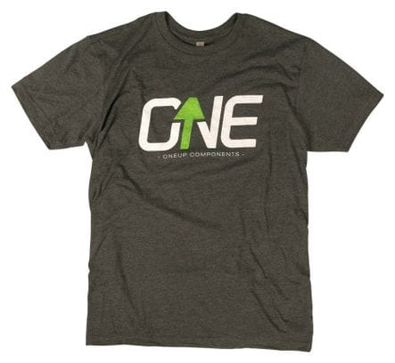 OneUp Logo T-Shirt Heather Black