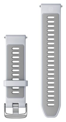 Garmin Forerunner 22 mm Silicone Wristband Whitestone White Powder Grey Silver