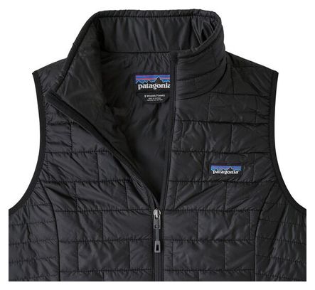 Damen Daunenjacke Patagonia Nano Puff Weste Schwarz