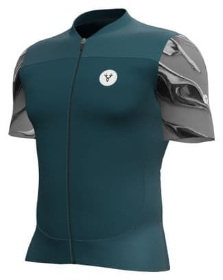 Maillot LeBram Ventoux Pétrole Manga Corta Pelforth Azul